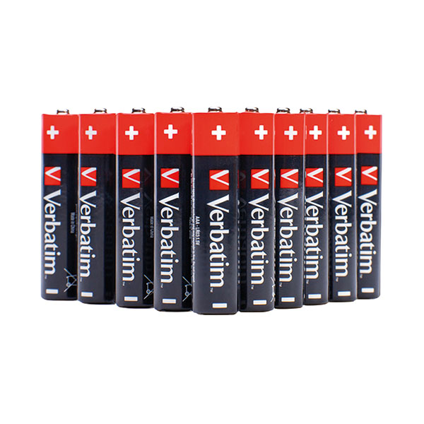 Verbatim AAA Alk Batteries Pk24