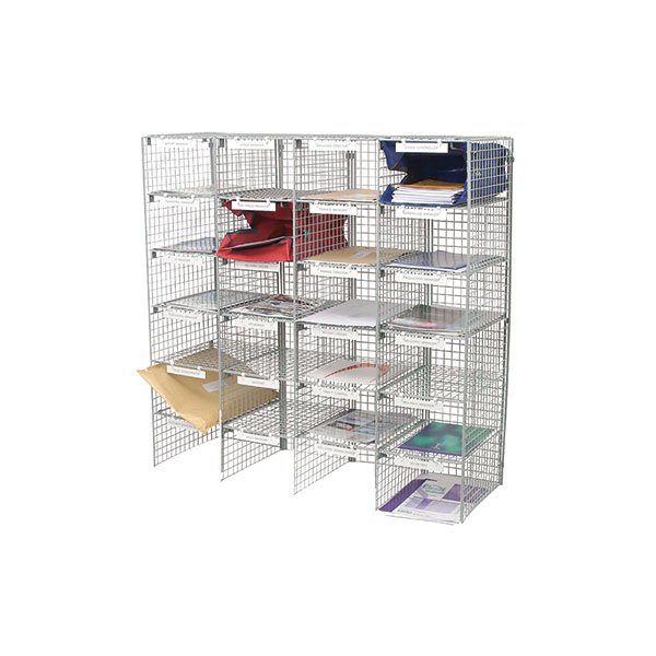 GoSecure Mail Sorter 24 Compart Grey