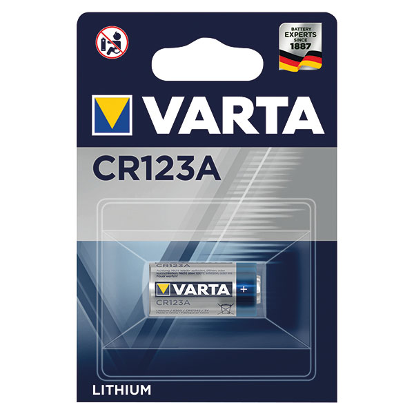 Varta Pro CR123A Lithium Battery