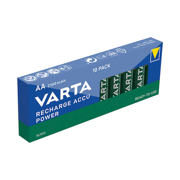 Varta Rechargeable Batteries AA Pk10