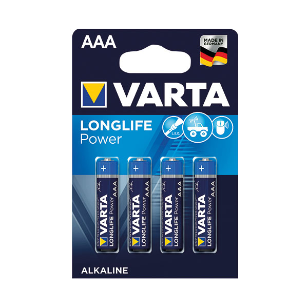 Varta High Energy AAA Battery PK4