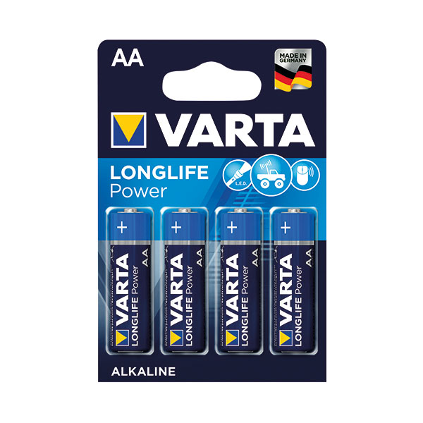 Varta High Energy AA Battery Pk4