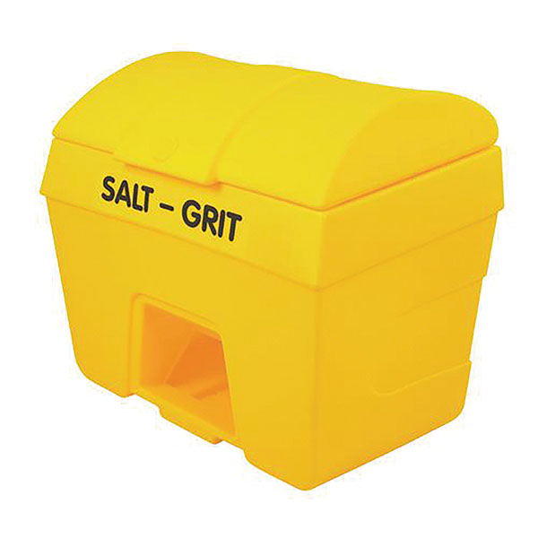 Salt/Grit Bin with Hopper 200L Ylw