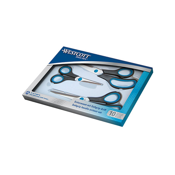 Westcott EG Sciss St 130/200/255 Pk3