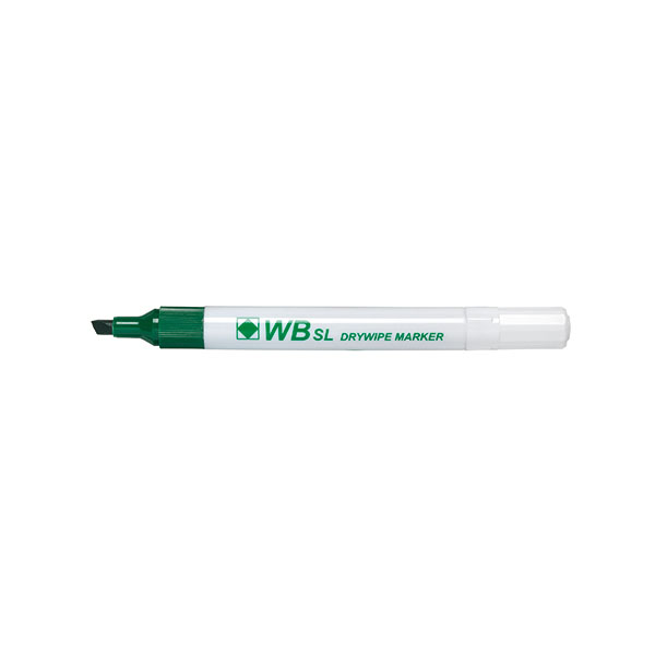 Green Chisel Whiteboard Marker Pk10