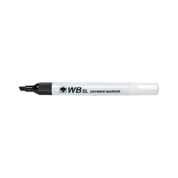 Black Whiteboard Markers Chisel Pk10