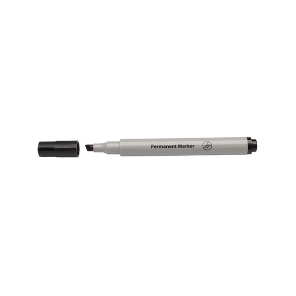 Black Permanent Marker Chisel Pk10