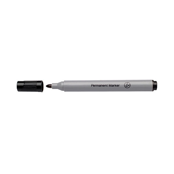 Black Permanent Marker Bullet Pk10