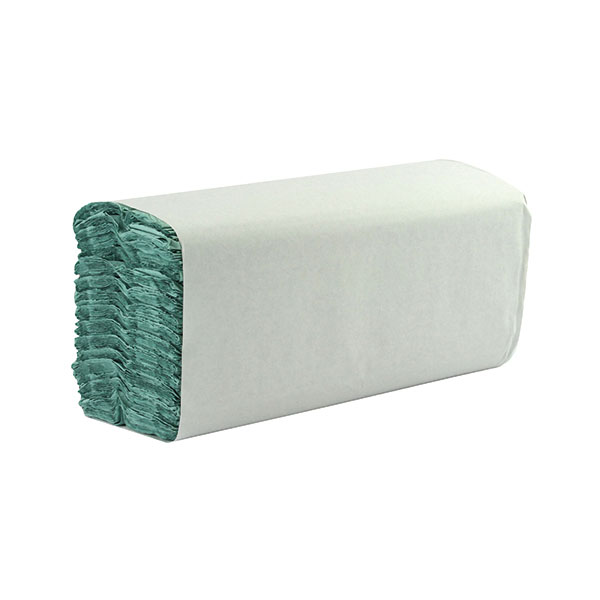 1-Ply Green C-Fold Hand Towel Pk2856