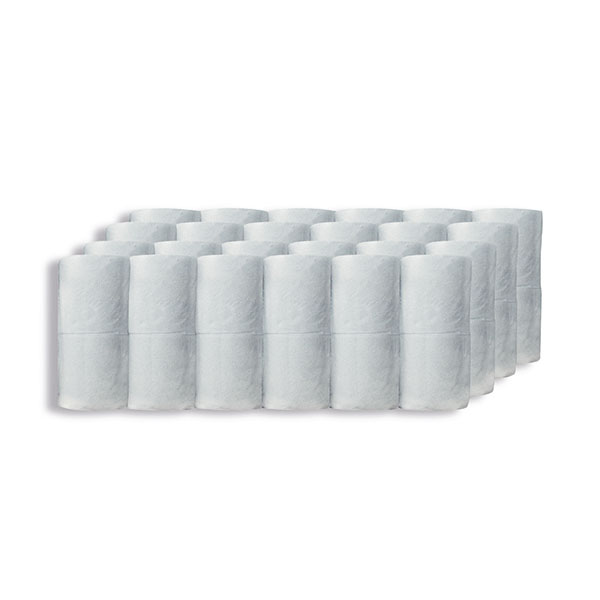 200 Sheet Toilet Roll White Pk48