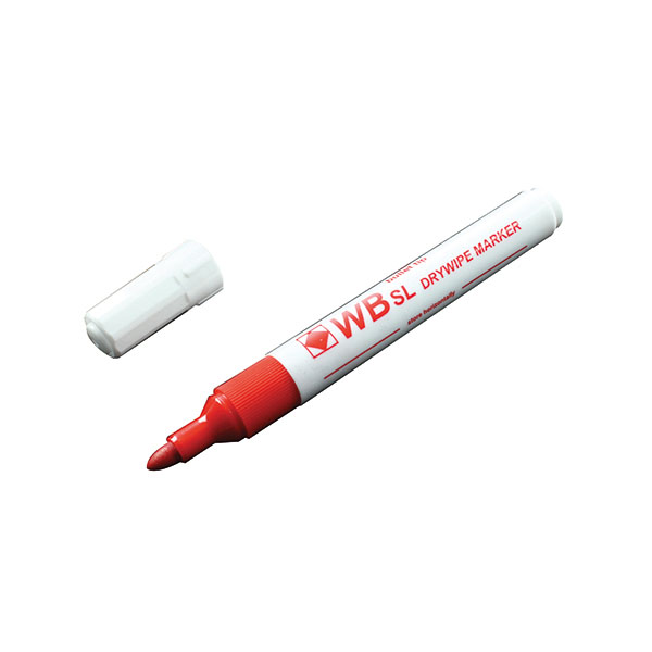 Red Whiteboard Marker Bullet Pk10