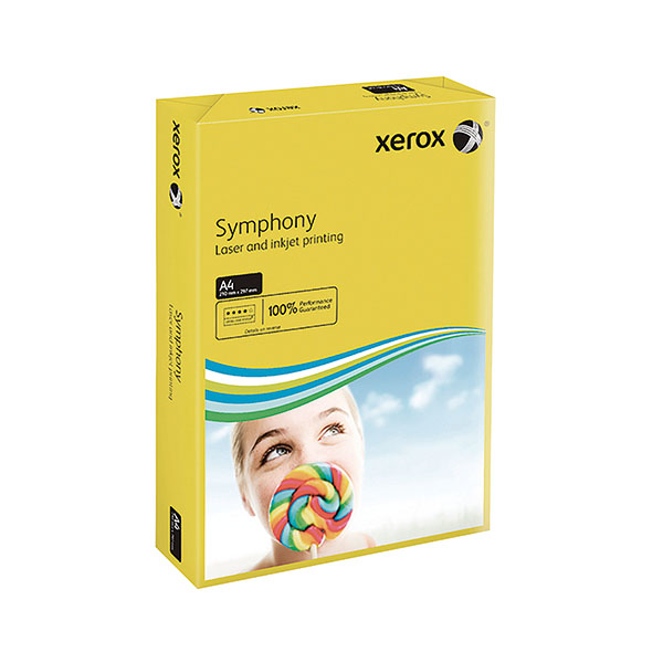 Xerox Symphony A4 80Gsm Ylw Pk500