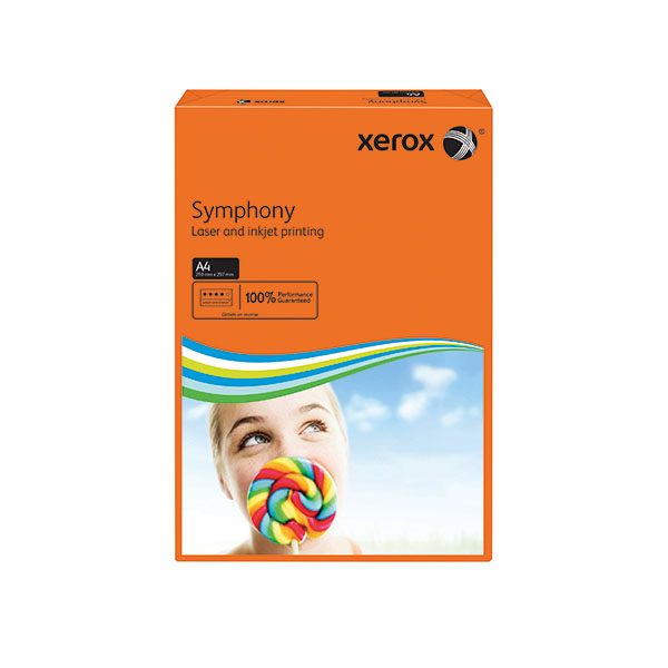 Xerox Symphony A4 80Gsm Orange Pk500