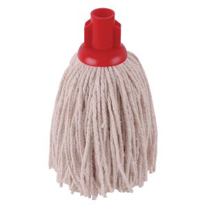 2Work 12oz PY Smooth Mop Red Pk10