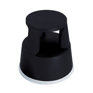 2Work Plastic Step Stool Black