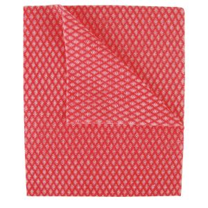 2Work Economy Cloths Red Pk50