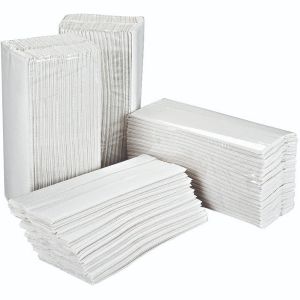 2Work Hnd Towel 2Ply Cfld Wht Pk2355