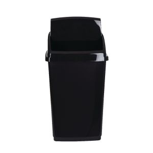 2Work Swing Top Bin 30 Litre Black 2Work Swing Top Bin 30 Litre Black