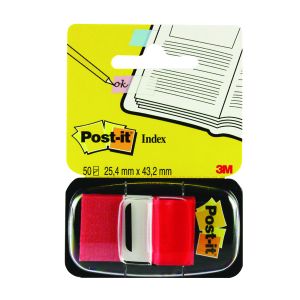 3M Postit Tape Flags Red 680-1 Pk600