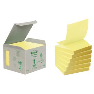 Post-it Yellow Z-Notes 76x76mm Pk6