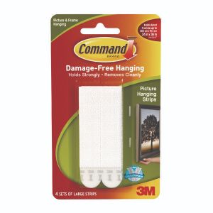 Command Hang Strip Lge Clipstrp Pk12