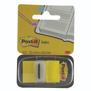 3M Post-It Index Yellow 25mm