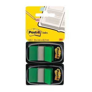 Postit Index Flag Dispenser Grn Pk2