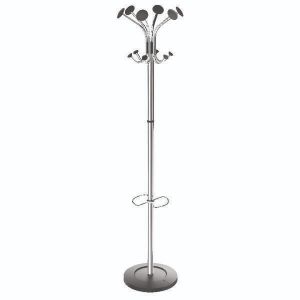 Alba Chromy Coat Stand Chrome/Black