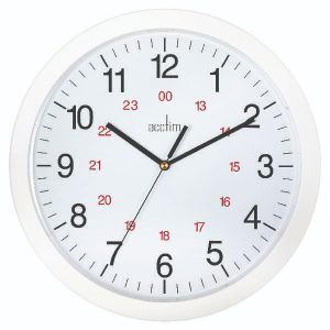 Acctim Metro 12 Wall Clock White