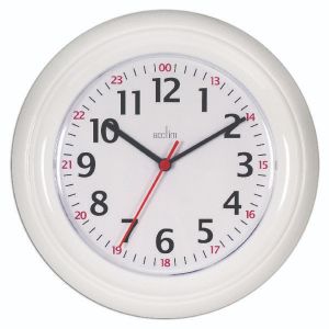 Acctim Wexham 24 Hour Wall Clock Wht