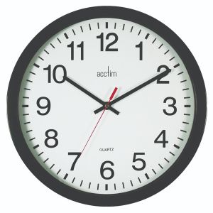 Acctim Controller Wall Clock Blk