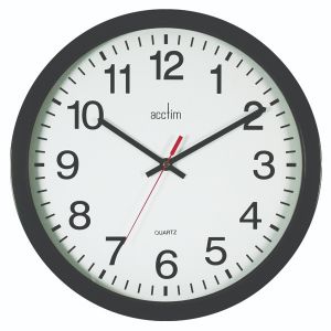 Acctim Controller Wall Clock Blk Acctim Controller Wall Clock Blk