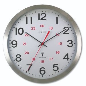 Acctim Century Rc Alu Wall Clock