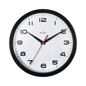 Acctim Aylesbury Wall Clock Blk