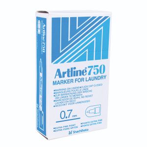 Artline Laundry Marker Black 750 P12