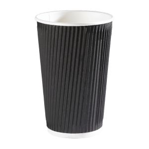 Black Ripple Cup 12Oz Pk500