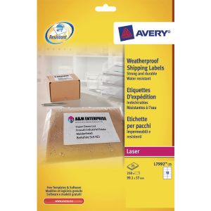 Avery Weatherprf Ship Lbl 99.1x57mm