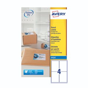 Avery Inkjet Address Labels 4 Sheet