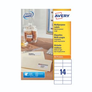 Averyl Multipurpose Lbl 14Tv 100 Sht