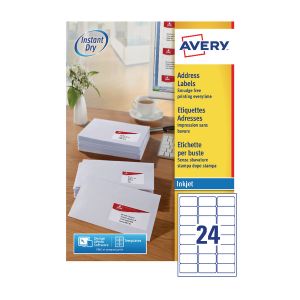 Avery Inkjet Address Label Pk2400 Avery Inkjet Address Label Pk2400