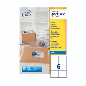 Avery Ijet Addr Lbl 6Tv Pk100 Wht