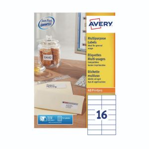 Avery Ultragrip MLbl 105x37mm Pk1600