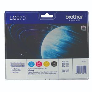 Brother LC970 Ink Cart Mpk CMYK