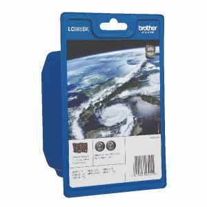 Brother LC985BK Ink Cart Twnpk Black Brother LC985BK Ink Cart Twnpk Black