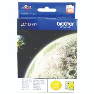 Brother LC1000Y Ink Cartridge Yellow Brother LC1000Y Ink Cartridge Yellow