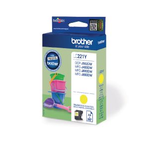 Brother LC221Y Ink Cartridge Yellow