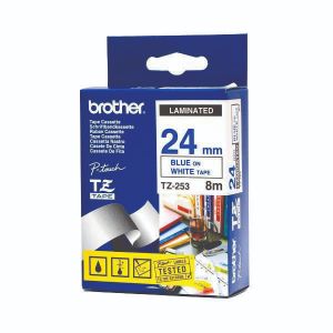 Brother TZe Tpe 24mmx8m Blue/Wht Tpe