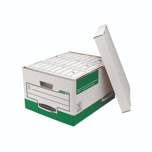 Bankers Box Green Storage Box Pk10