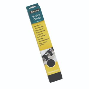 Fellowes 28mm Black Bind Comb Pk50