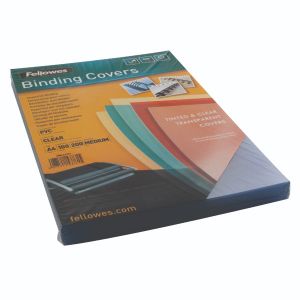 Fellowes Clear Cover 200mic Pk100